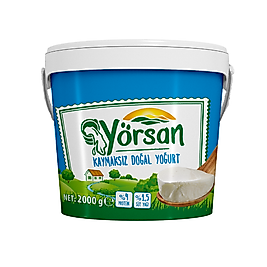 HOM YOĞURT YARIM YAĞLI 2 KG (YÖRSAN)