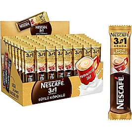 NESTLE NESCAFE 3+1 SÜT KÖPÜK 17,4 GR*48*