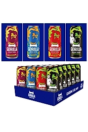 GORİLLA ENEGRY KARMA KOLI 4 ÇEŞİT 24 LÜ (500ML)
