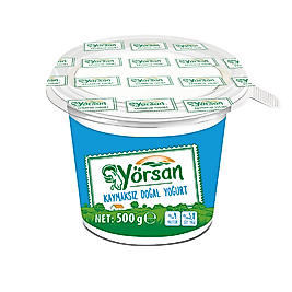 HOM YOĞURT YARIM YAĞLI 500 G (YÖRSAN)