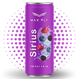 Max Fly Enerji İçeceği Sirius 250 mL 24 lü