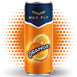Max Fly Orange 250 mL 24 lü Gazlı Portakallı