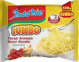 INDOMIE JUMBO TAVUK AROMALI HAZIR NOODLE 40 lı
